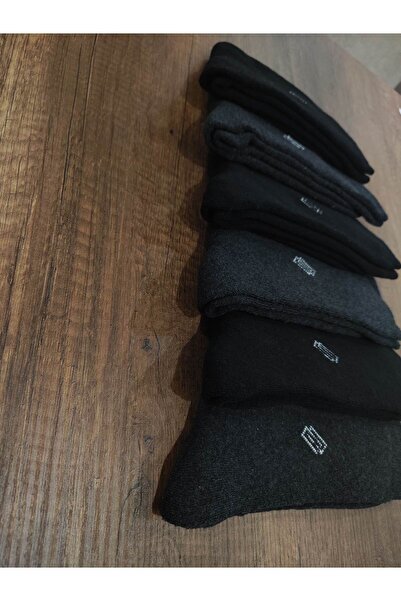 erceys Мъжки 6 чифта икономични дебели хавлиени чорапи