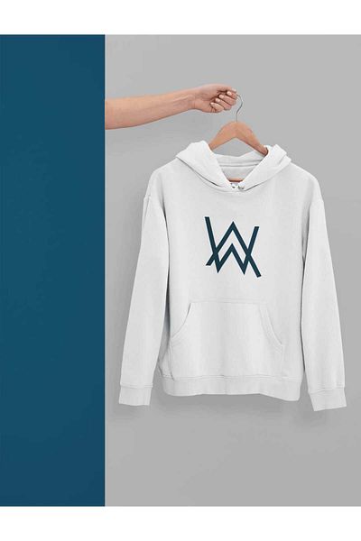 MAGORS STYLE-X AREA WALKER PRINTED, COTTON, WHITE COLOR, OVERSIZE, UNISEX SWEATSHIRT