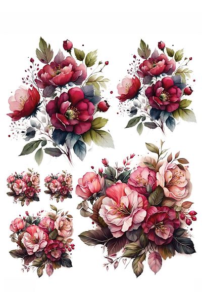 LİNEART 25X35 cm Gauge Water Transfer Paper Lnt-245