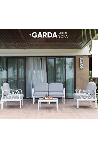 nar sokağı Garda Modüler Sofa Bahçe Oturma Grubu 2'li Set