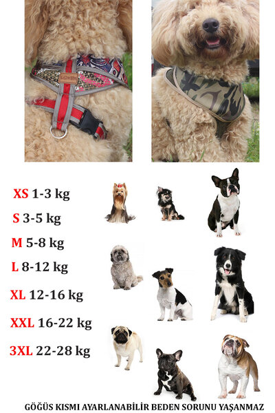 Globodepo Kadife Triko Boğazlı Köpek Göğüs Gövde Tasması