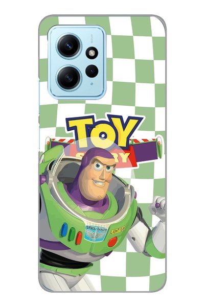 Magic Ring حافظة هاتف شفافة متوافقة مع Redmi Note 12 4G Toy Story Buzz