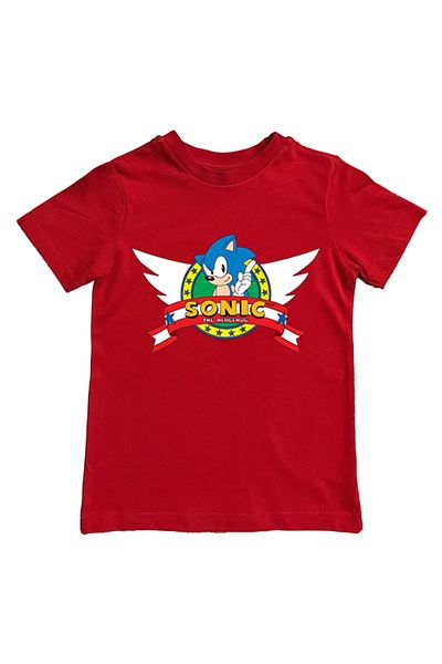 Sonic Children's Summer T-Shirt - Printed, Cotton Combed