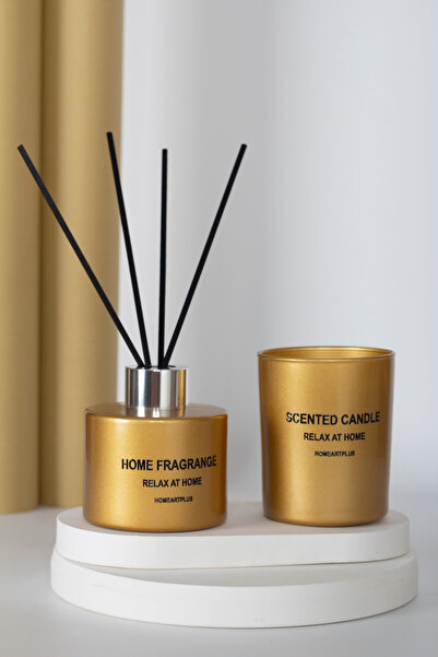 homeartplus Oda Kokusu ve Mum Seti Sandal Wood Kokulu 100 ml