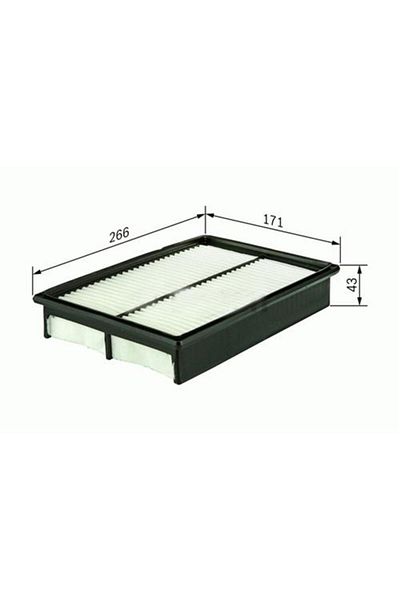 Sardes SA456PL AIR FILTER COROLLA VII 92-97 -COROLLA VIII 97-01 1.4I-1.6 x1780115070-1780102030