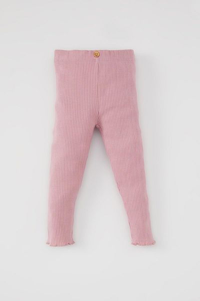 DeFacto Baby Girl Flat Leg Ribbed Camisole Basic Leggings Z4676A224Sp