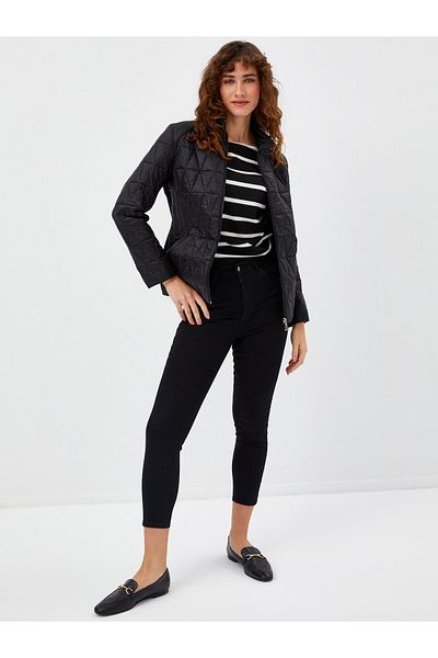 Faik Sönmez Comfort Fit Hidden Hooded Quilted Coat 68500