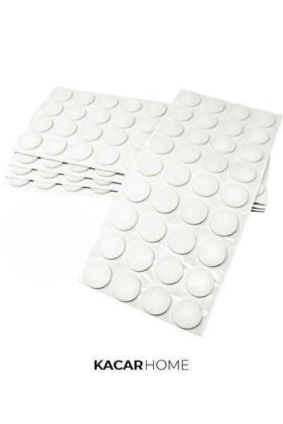 Kacar Home 96 Adet 20mm Yapışkanlı Sandalye, Masa, Koltuk Altı Parke Koruma K...