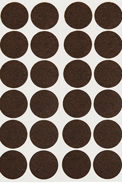 Kacar Home 48 Adet 20mm Yapışkanlı Sandalye, Masa, Koltuk Altı Parke Koruma K...