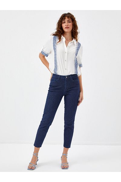 Faik Sönmez Τζιν παντελόνι Glitter Slim Fit 68475