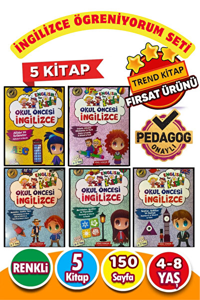 GÖNÜL YAYINCILIK I'M Learning English Set Suitable for Ages 4-8