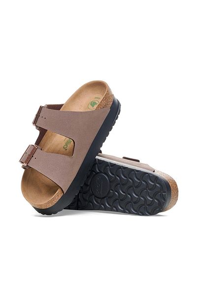 Birkenstock Παντόφλες Unisex ARIZONA PLATFORM FLEX BF VEGAN - Καφέ, BRK 1027417