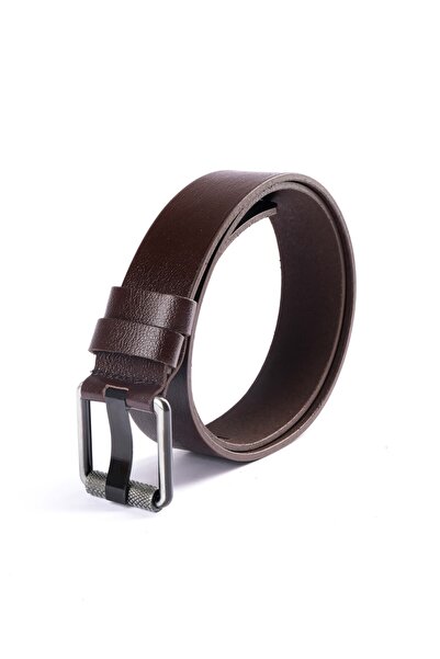 Pino44 Cureaua de blugi pentru bărbați, 100% piele de bivolit, cataramă cu țe...