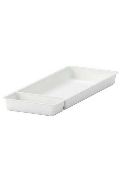 IKEA Στήριγμα για μαχαιροπίρουνα STÖDJA, λευκό, 50x20 cm