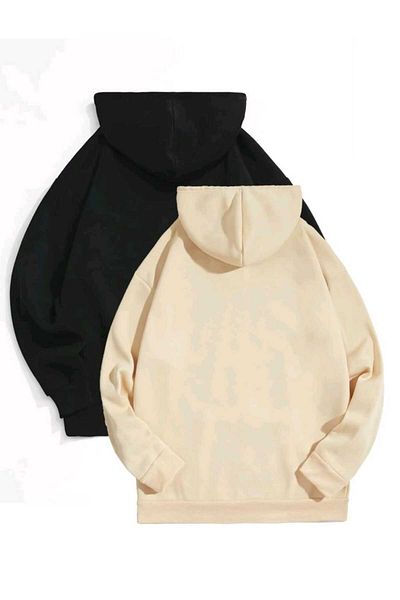 FAVORİST Φούτερ με κουκούλα 2 συσκευασιών Sports Oversize με κουκούλα