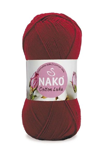 NAKO COTTON LUXURY 97575 ΣΚΟΥΡΟ ΜΠΟΡΝΤΟ