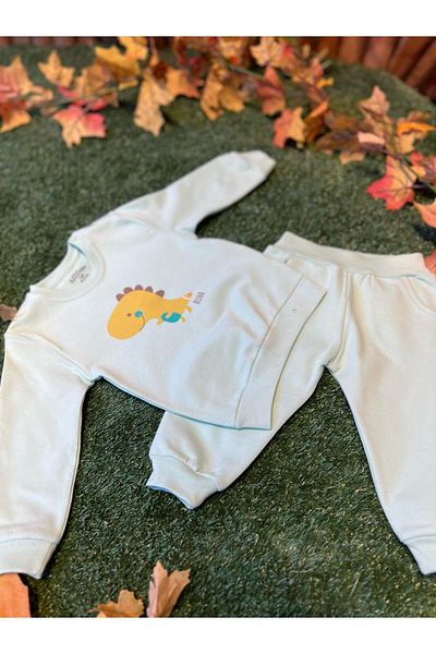 Aziz Bebe 2 Piece Set Boy Green
