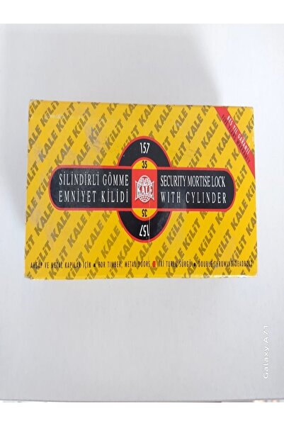 KALE 157 SİLİNDİRLİ GÖMME EMNİYET KİLİDİ 35MM