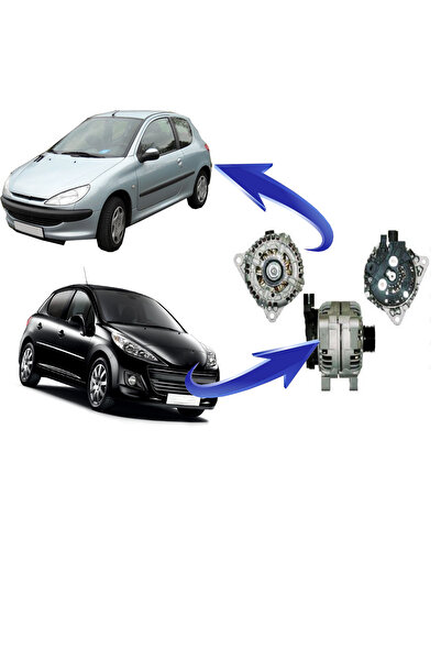 CRN Peugeot 206 - 207 Şarj Dinamosu Bosch Tipi Alternatör Alt200