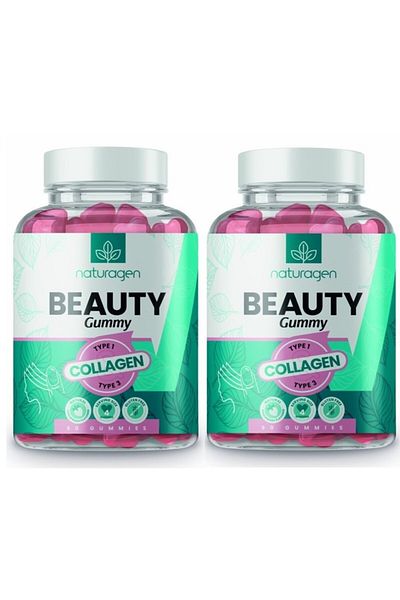 Naturagen Gummy Collagen Type 1-3 Chewable Form 120 Pieces