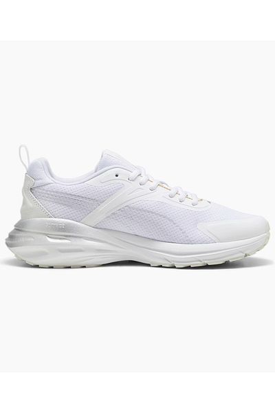 Puma Men Hypnotic Metallic Shine Lace Up Running Shoes, White
