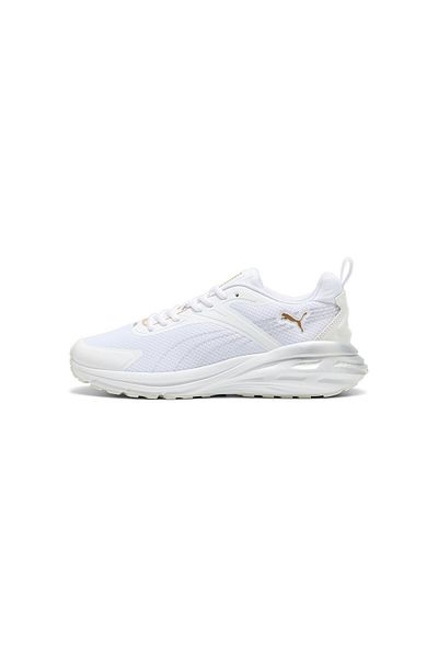 Puma Men Hypnotic Metallic Shine Lace Up Running Shoes, White