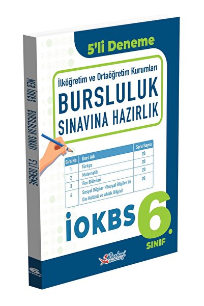 Berkay Yayıncılık 6.SINIF İOKBS BURSLULUK SINAVINA HAZIRLIK DENEMESİ