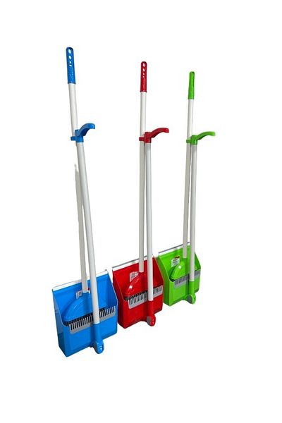 MCK Plus Home-office Luxury Brush Dustpan Set - A Quality Plastic, Foldable Dust Removal Cleaning and Comb