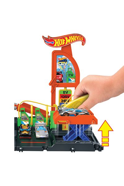 HOT WHEELS City Super Fuel Station Station HTN79