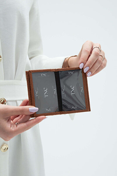 Tamer Tanca Men's Genuine Leather Tan Card Holder