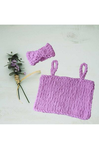 Butik Διπλό Σετ Crop και Bandana