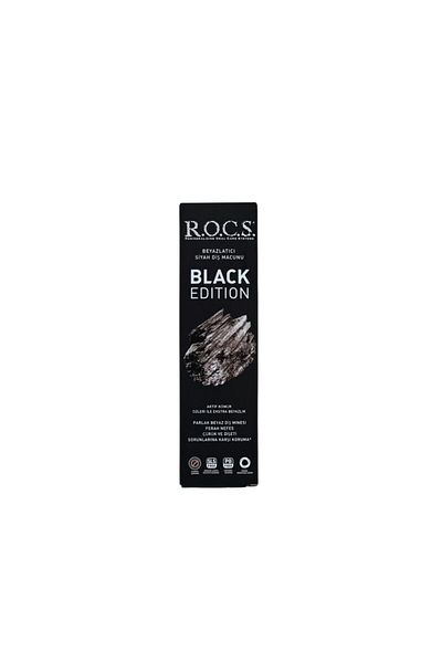R.O.C.S. Rocs Black Edition Charcoal Whiteness Toothpaste