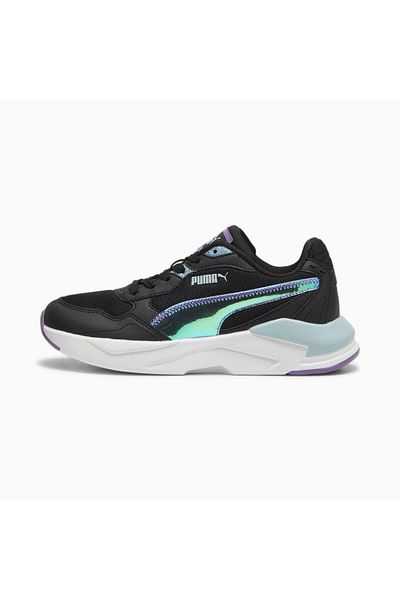 Puma black store flats
