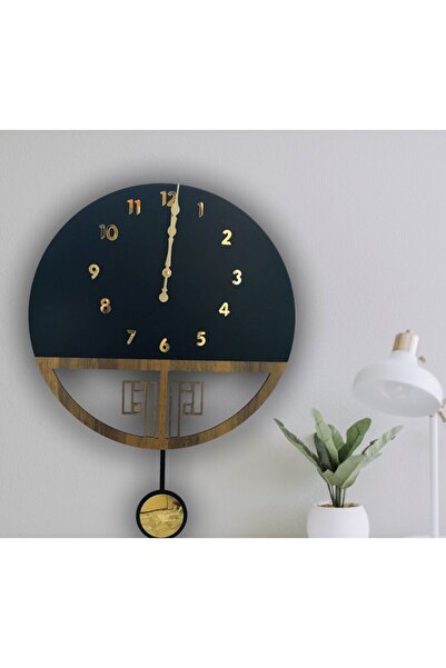 Ste Desing DMR Ahşap Duvar Saati, Ahşap Duvar Saati, Duvar Saati, Sessiz Duva...