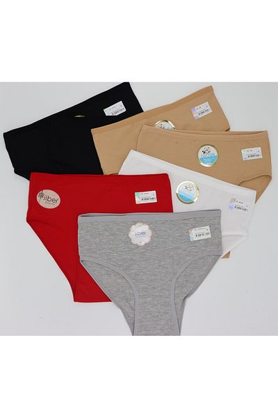 MYS GRUP TEKSTİL Set Bato din bumbac Jiber, 7 piese, cu talie înaltă, extra moale și extra elastic
