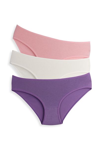 Lolitam Chiloți de damă Bumbac Lycra Pachet 3