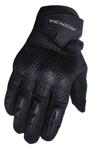VENOM Vn 920 Mesh Summer Women's Biker Gloves Black