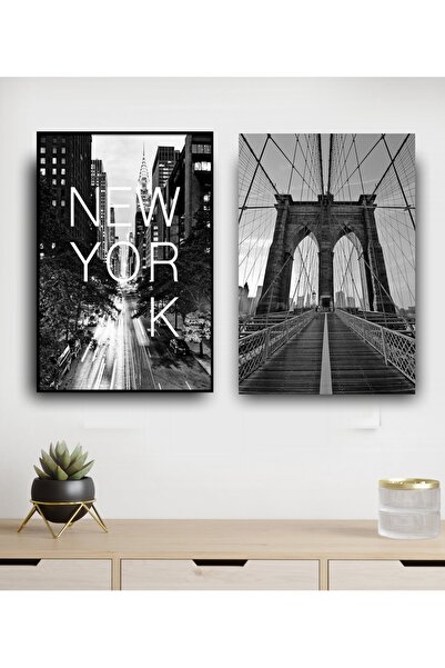 icase Διακοσμητικό σετ ζωγραφικής για τη γέφυρα της Νέας Υόρκης, Μπρούκλιν, 2...