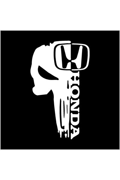 SEÇ Honda Kuru Kafa  Sticker Oto Sticker