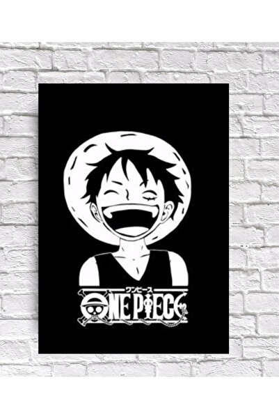 icase Poster One Piece Ornament pentru ușă Concept Decor Tablou din lemn (19x...