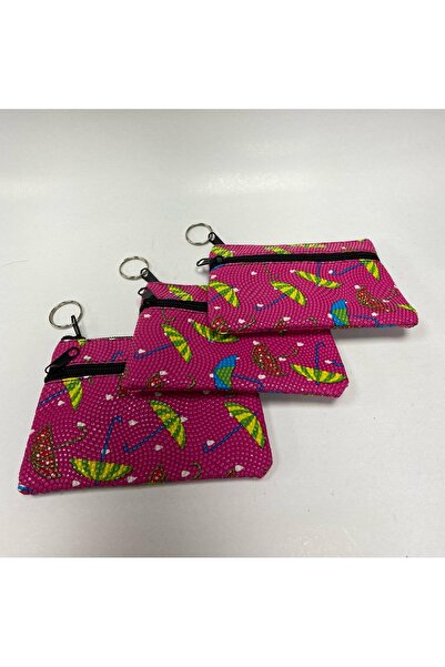 MENİSE Umbrella Patterned Coin Holder - Set of Three