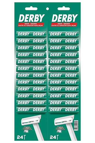 Atlas Shop Derby tek bıçak kartela traş bıçağı 24 ADET