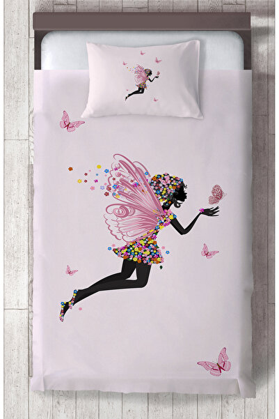 Generic Brand BABY AND KIDS ROOM Flying Butterfly Princess Patterned Bedspread