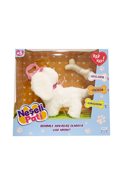 MEGA Neşeli Pati Beyaz Köpek