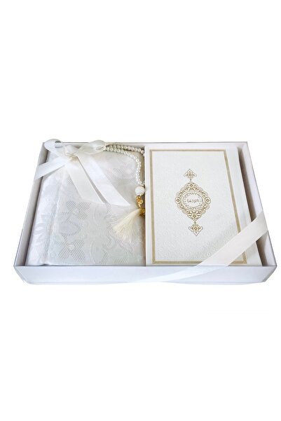 Hayrat Neşriyat Hediye Kuran Seti - Termo Deri Kuranı Kerim + Seccade + Tespi...