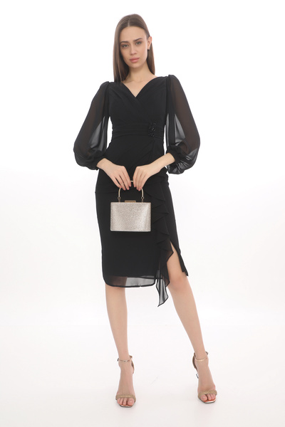 womenacs Χρυσό Χρώμα Stone Κομψή γυναικεία βραδινή φόρεμα Clutch Portfolio Τσάντα New Season