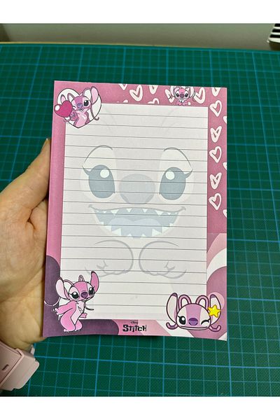 Cuppy Box Stitch Angel Character Pull-Pull Notebook