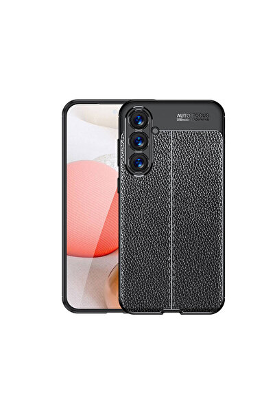 Gpack Samsung Galaxy S23 FE Kılıf Niss Silikon Deri Görünümlü Kamera Korumalı...