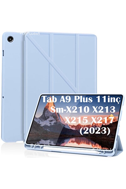 m.tk moveteck Samsung Galaxy Tab A9 Plus 11 inç Uyumlu Kılıf Kalem Bölmeli St...