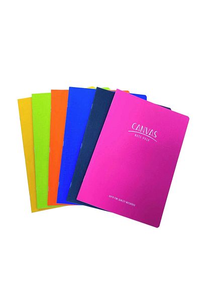 Gıpta A4 80 Sheets Checked Canvas Wire Stitched Polypropylene Notebook